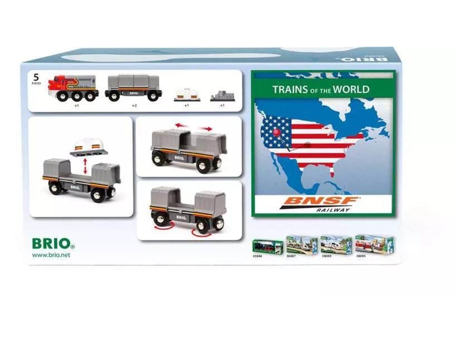 Brio 36089 Santa Fe Train (Trains of the World) Brio 36089 Santa Fe Train (Trains of the World)